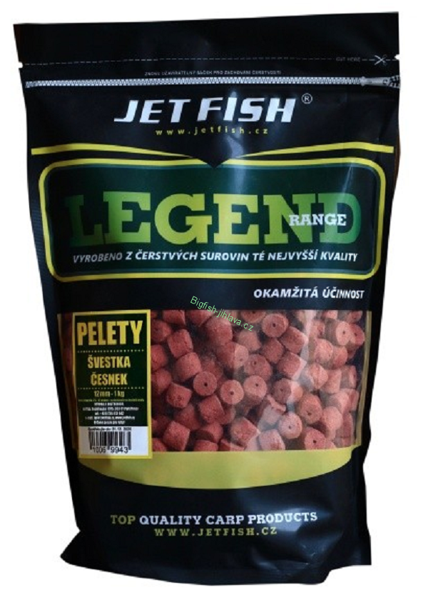 LEGEND RANGE pelety 1kg/12mm - OŘECH/JAVOR