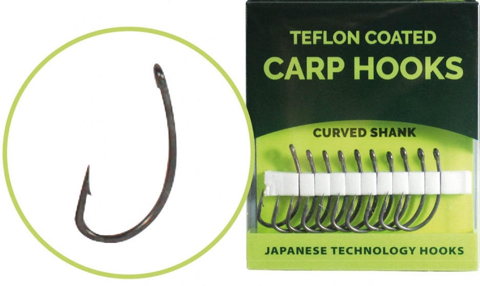 ZFISH teflonové háčky Curved Shank - vel. 8