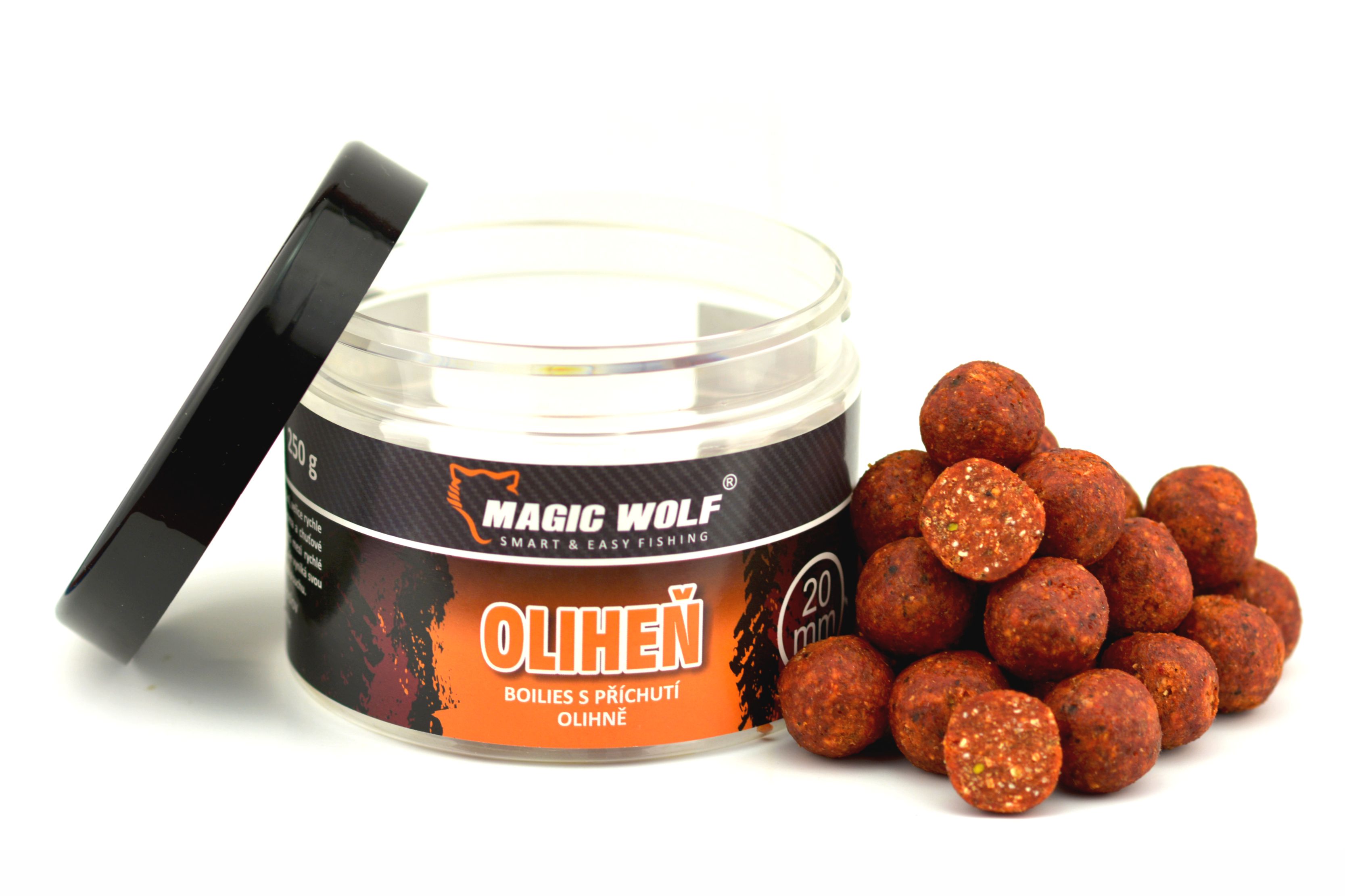 Boilies Speed Wolf 250g/20mm - OLIHEŇ