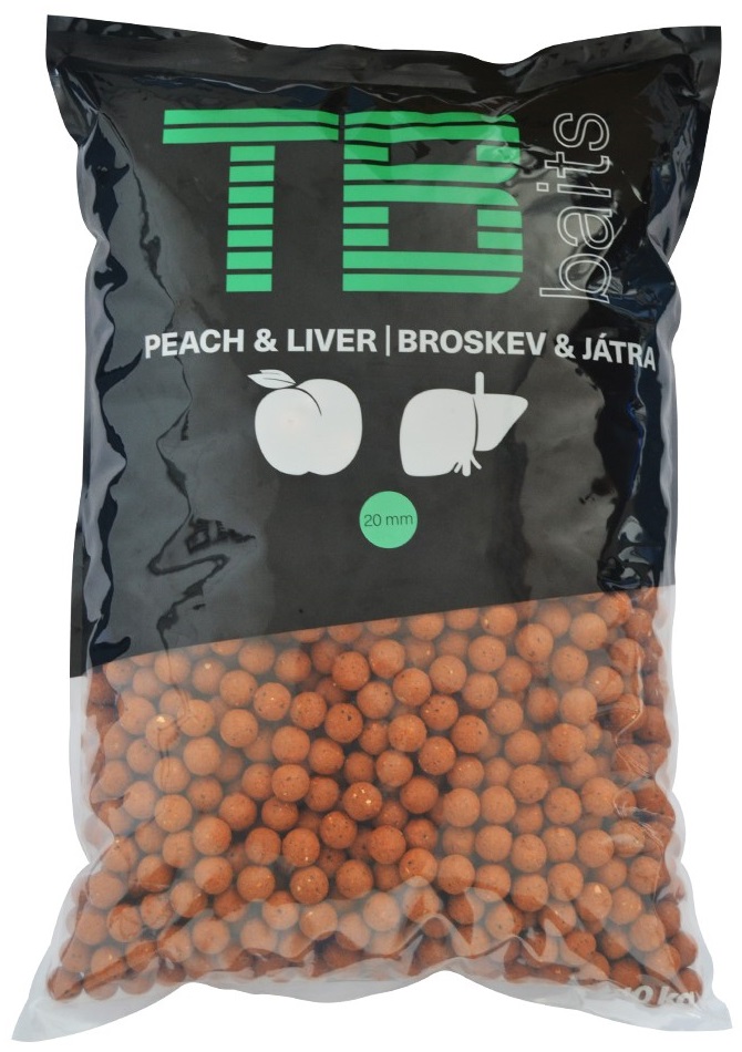 TB Baits Boilie 20mm/10kg - Peach Liver