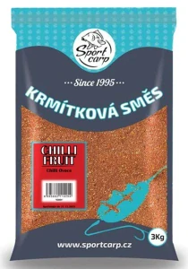 Sportcarp vnadící směs 3kg - Chilli Fruit