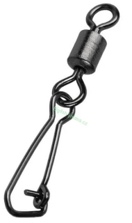 ZFISH obratlík s karabinou Rolling Swivel & Hooked Snap vel. 16/11kg